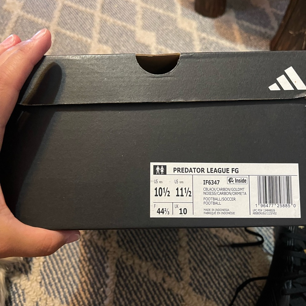 Adidas Predator League FG Soccer Cleats in Black